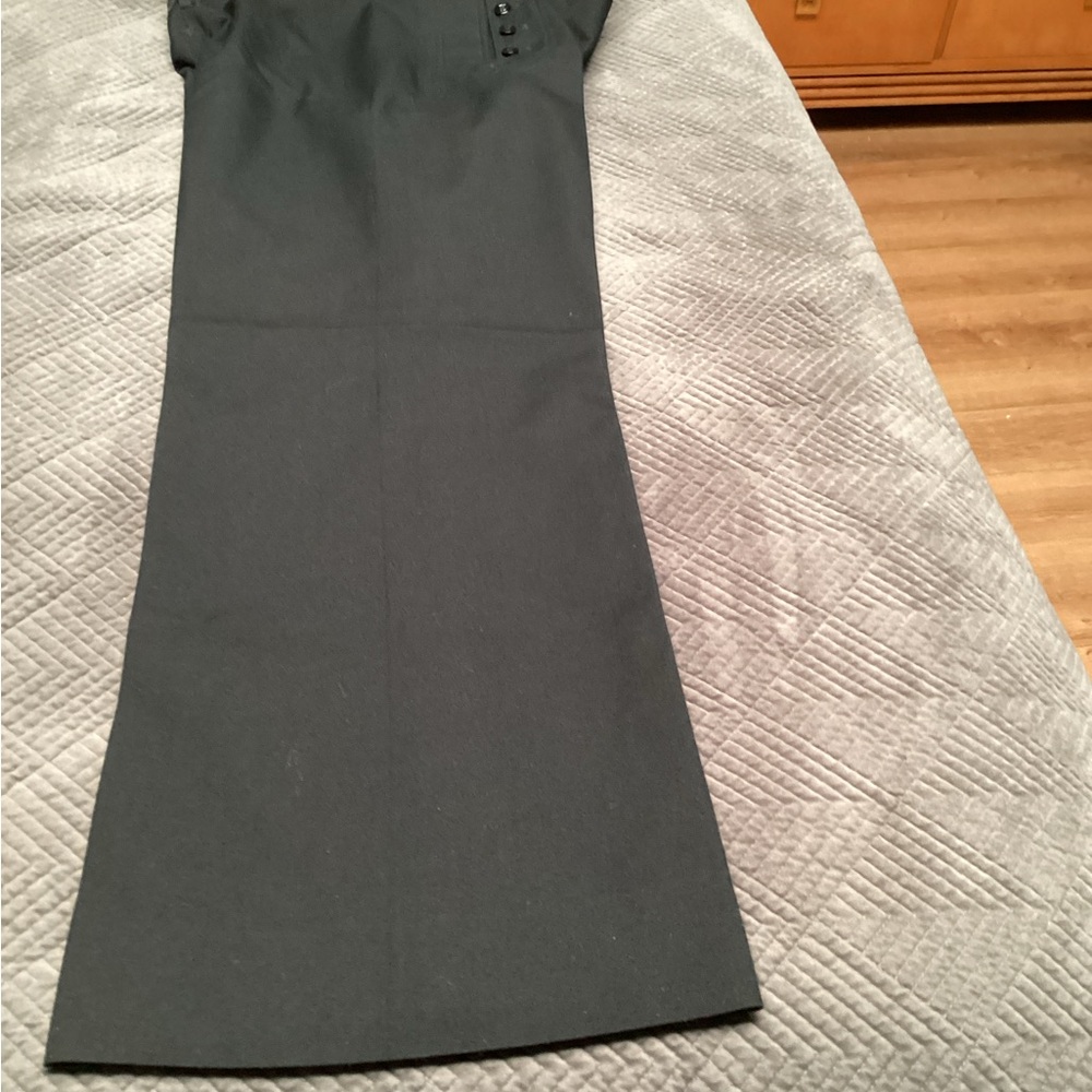 Vintage US Navy Sailor Wool Wide Legs Men's Blue Button-Front Pants. 373